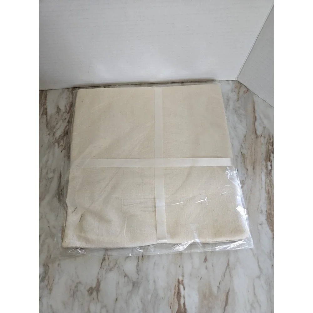 Vintage Pure Linen Square Cream Dinner Napkins Home Beautiful Creations